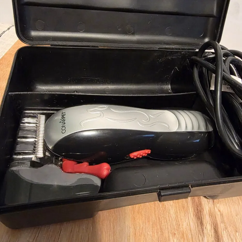 Conair Pet Home Grooming Kit #PGRDC Series CPG50 7 guides, oil, brush